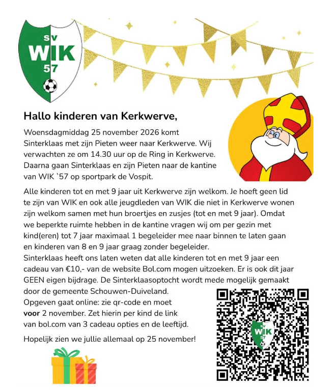 Sinterklaas 2026